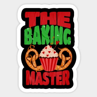 The Baking Master Sticker